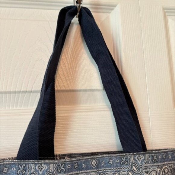 Rare Johnny Was Workshop Bag Sasson Denim Exterior Paisley Bag - Picture 4 of 12